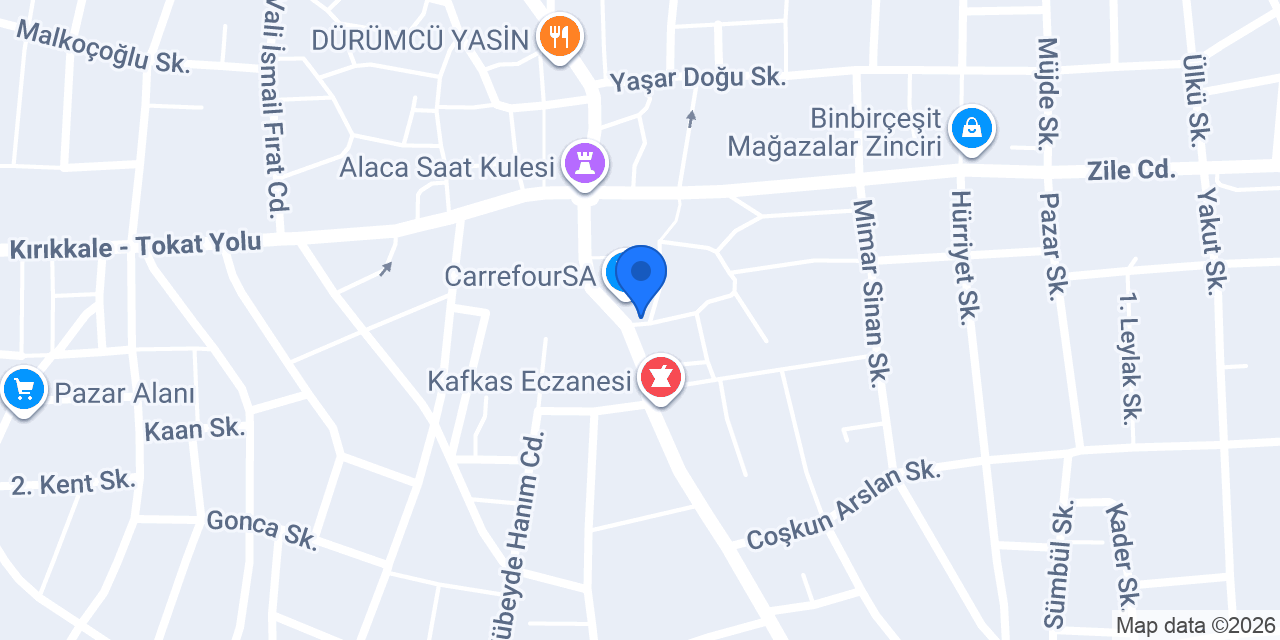 Zirve Ekmek konumu