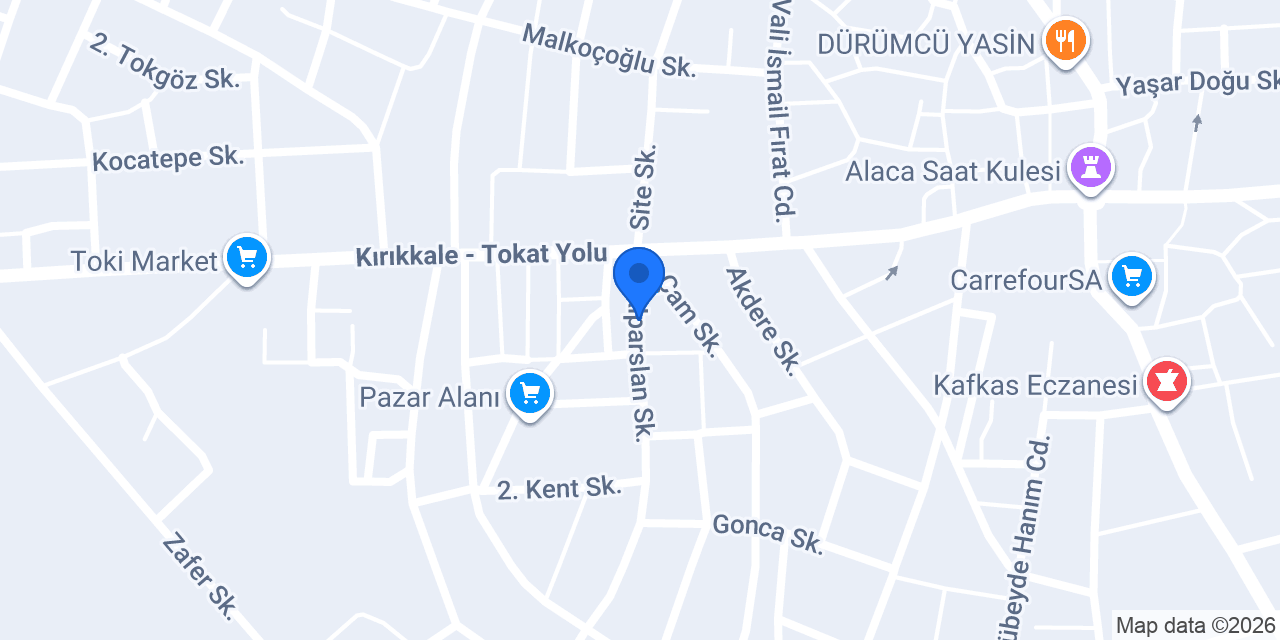 Kellegöz Ticaret konumu