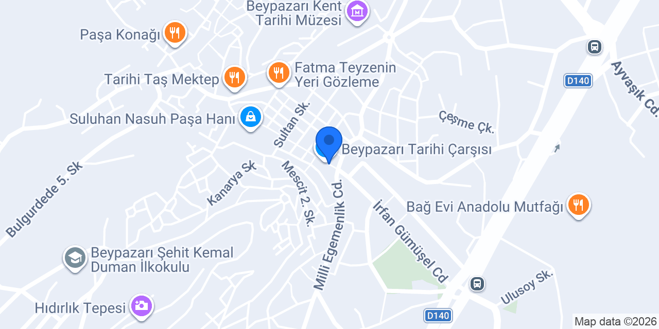 Tadım Kuru Fırını konumu