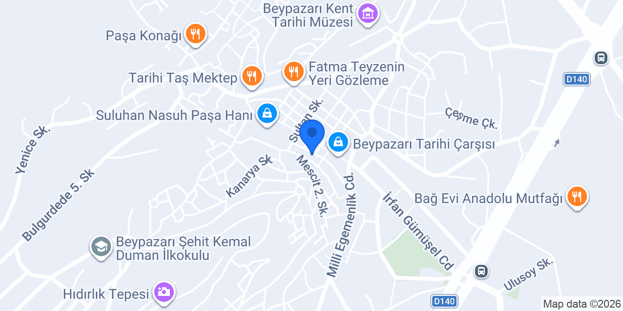 Çilingir Şükrü konumu