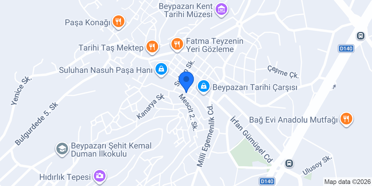 Çilingir Mustafa Tanrıseven konumu