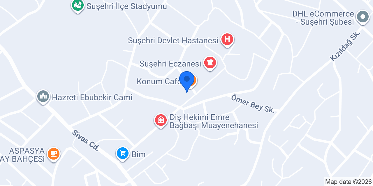 Volkan Optik konumu