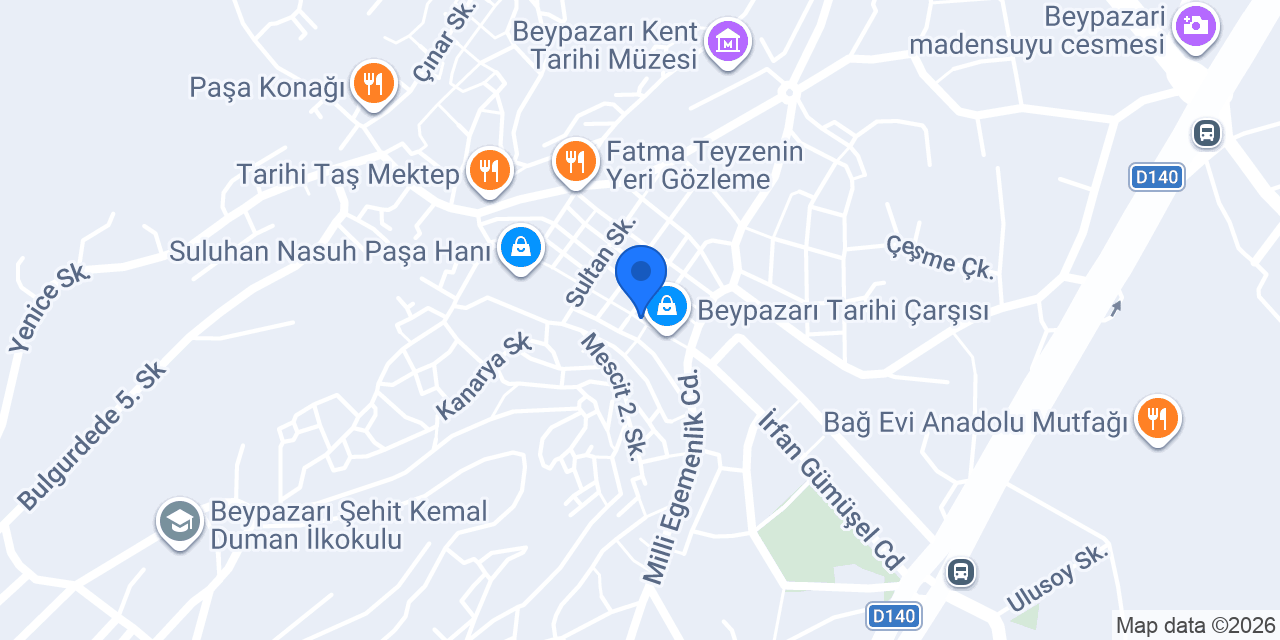 Hanımeli Kuru Fırını konumu