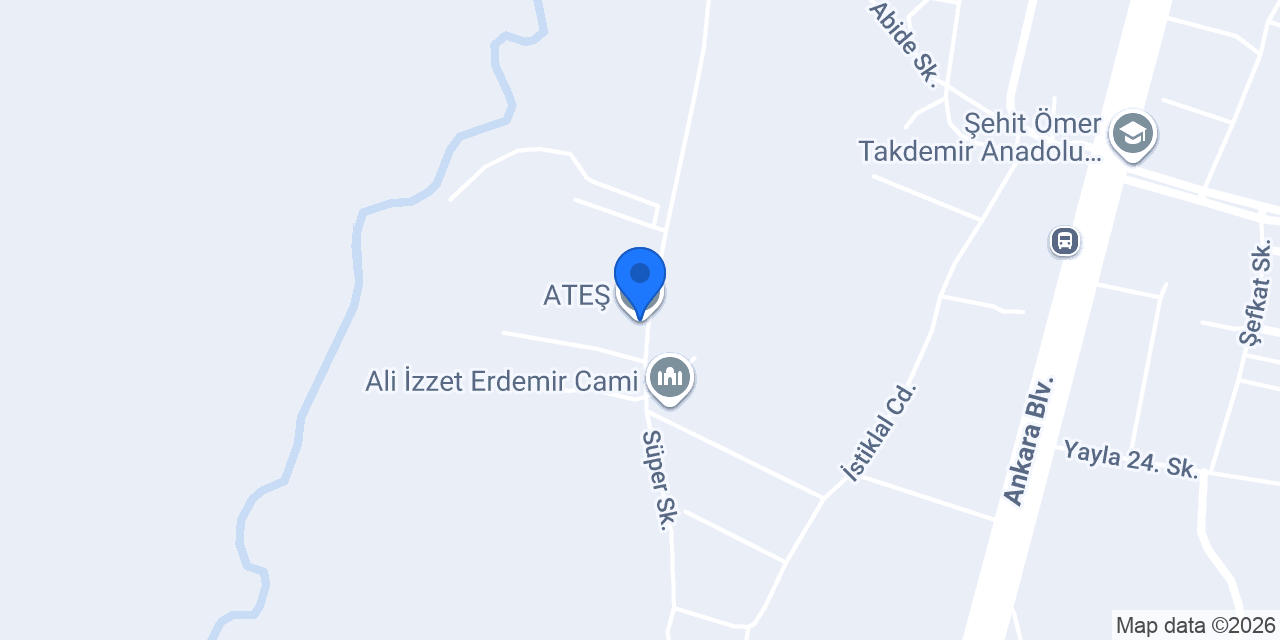 ATEŞ konumu