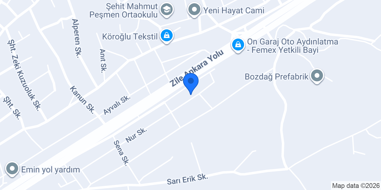 ÇAVUŞKÖYLÜ MERMER konumu
