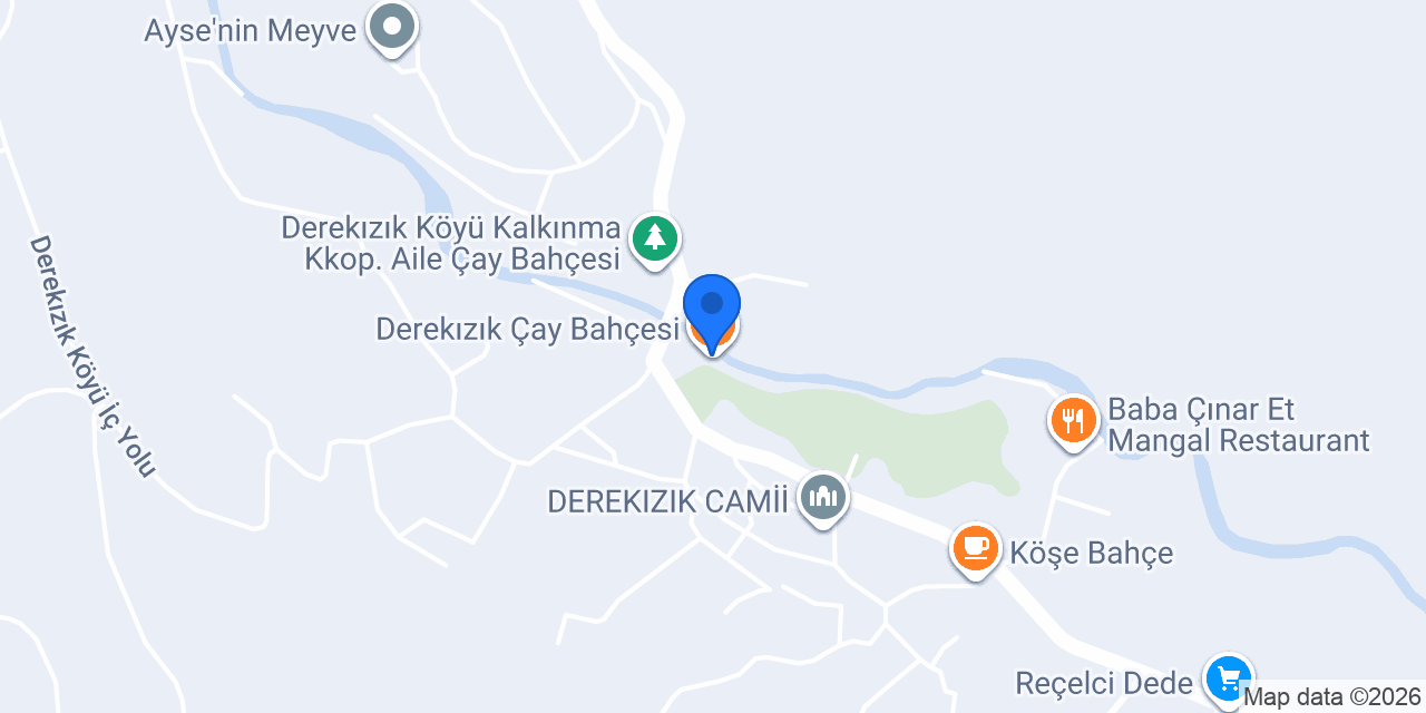 Derekızık Çay Bahçesi konumu