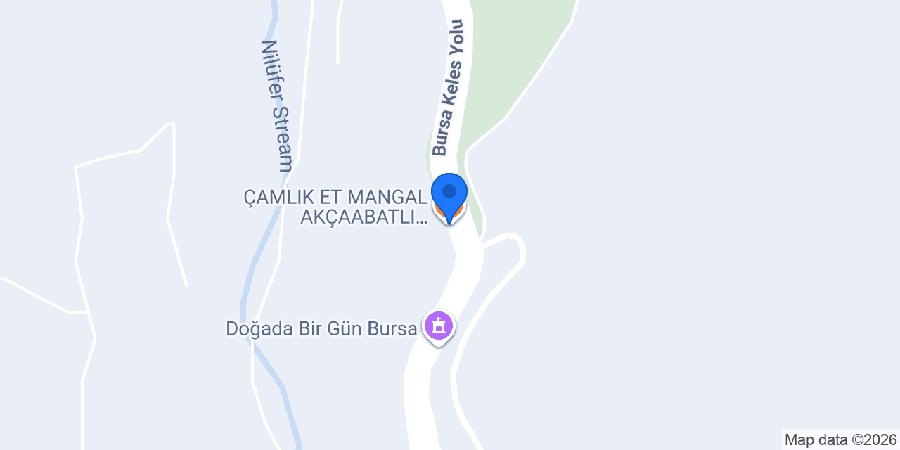 ÇAMLIK ET MANGAL AKÇAABATLI KASAP MEHMET konumu