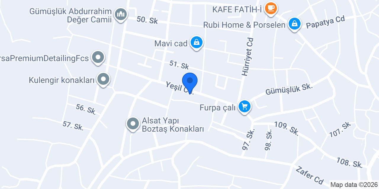 NFG Motorlu Araçlar konumu