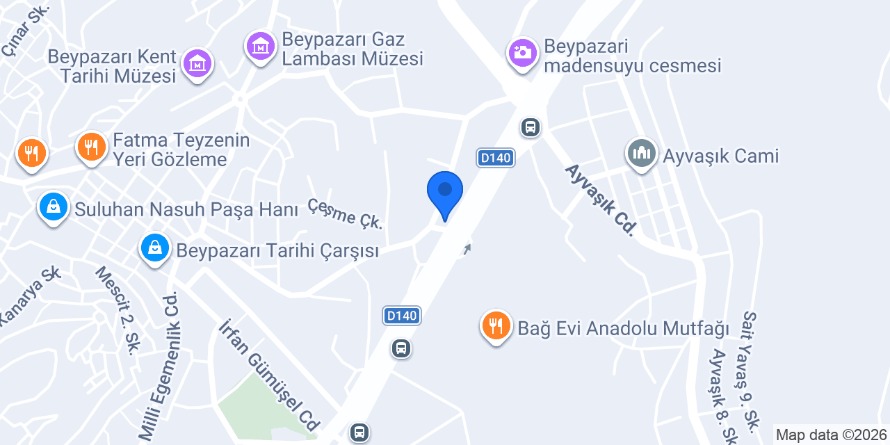 Beypazarı Belediyesi Turizm Danışma Ofisi konumu