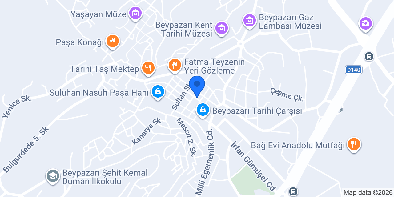 Tarihi Güveç Fırını konumu