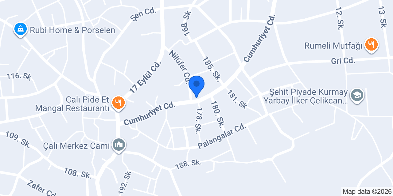 Metin Halı Mobilya konumu