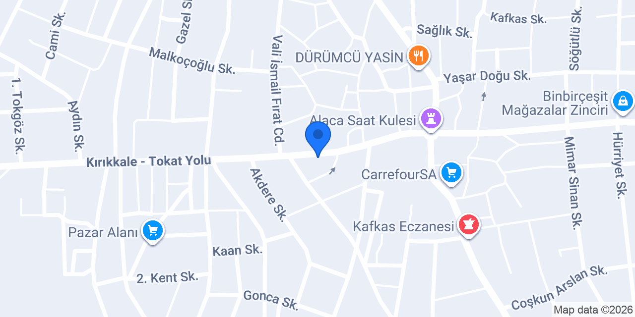 İpragaz Kütük Ticaret konumu