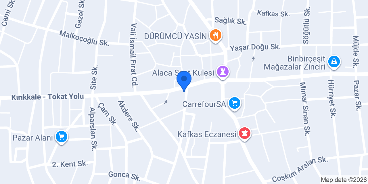 Çınar Kuruyemiş konumu