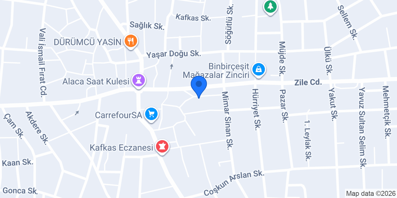 Yilmaz Tıcaret konumu