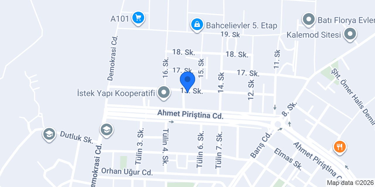 Hekimoğlu Akademi konumu