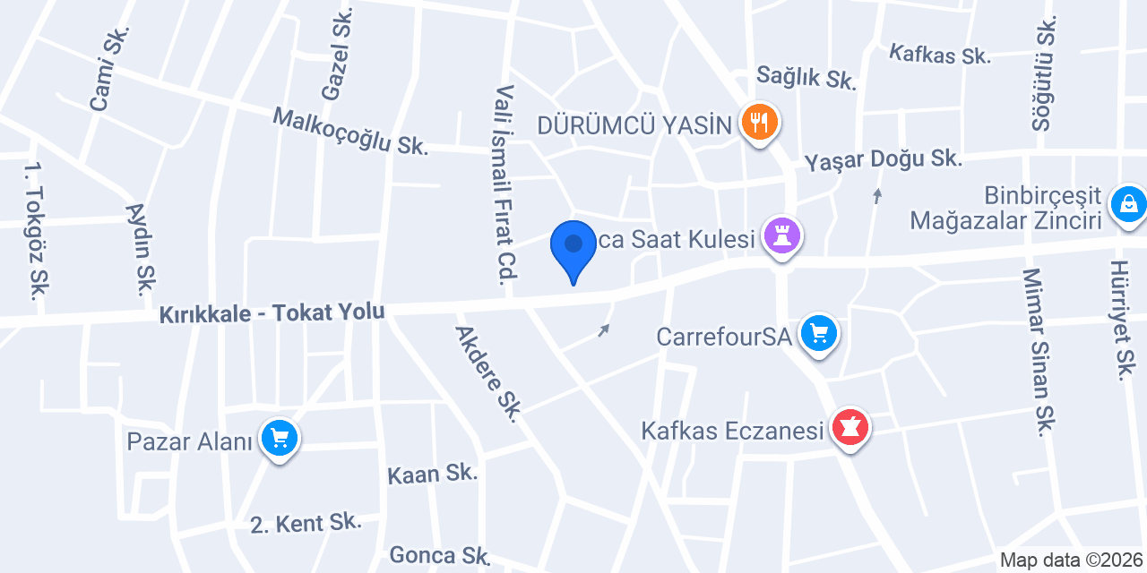 Kaluç Ticaret Mobilya Samsung konumu