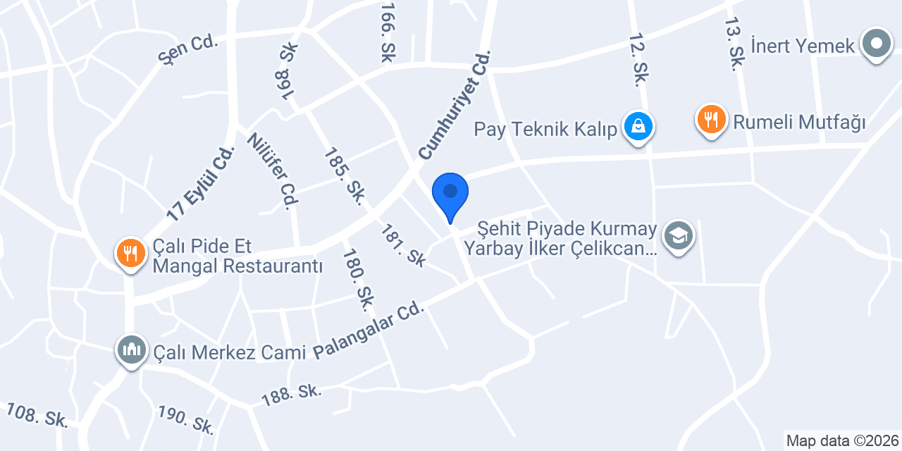 Artos Teknik Servis konumu
