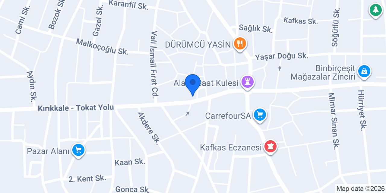 Kardelen Veteriner Kliniği konumu