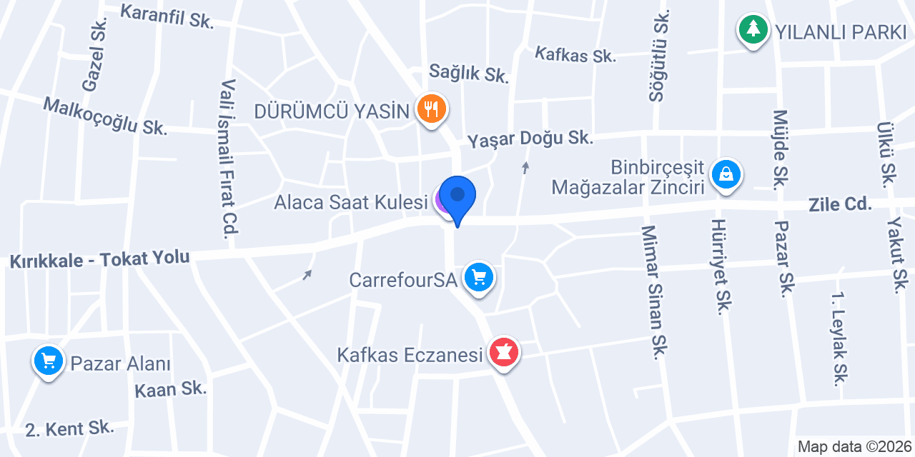 Bayrak Eczanesi konumu