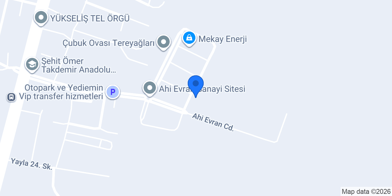 Recai Aydın Otomotiv konumu