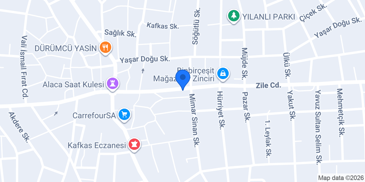 Alaca ceylan Sıpotcu konumu