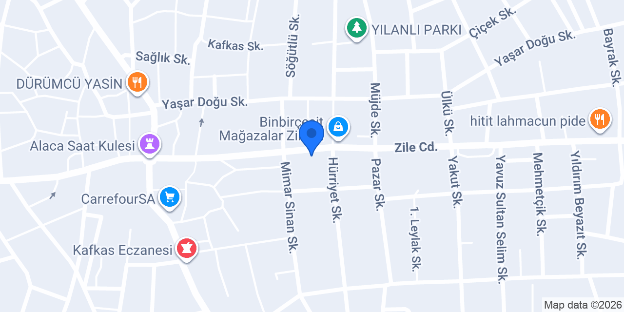 Gül Kahvaltı Salonu konumu