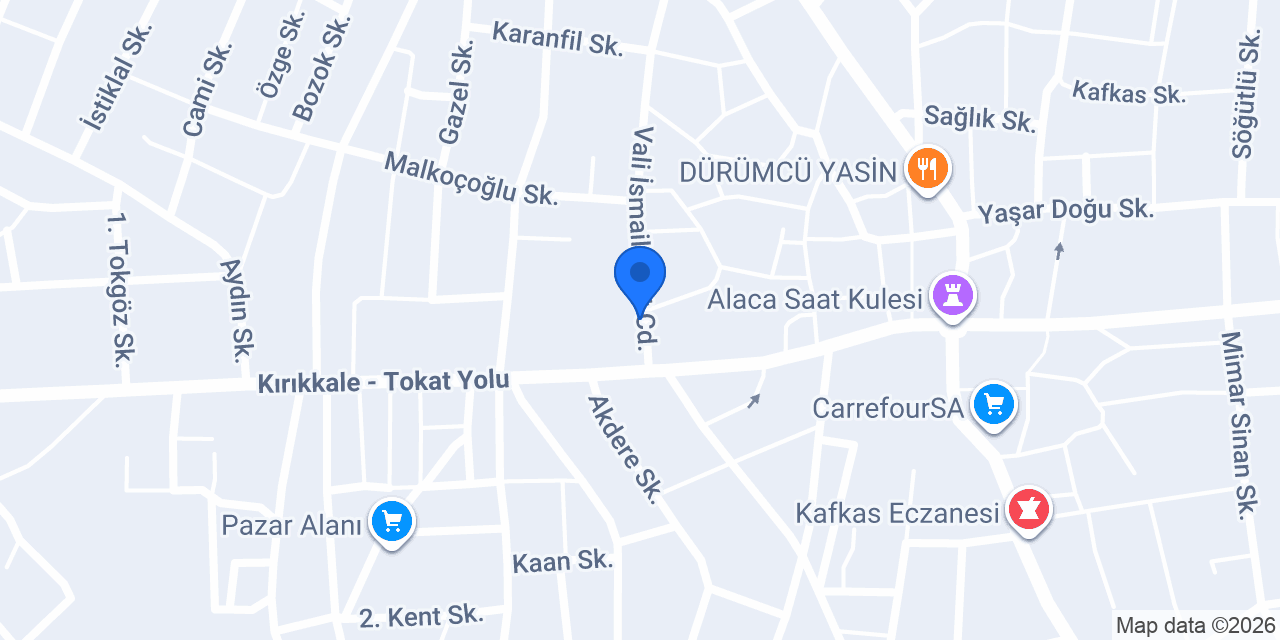 günder oto lastik konumu