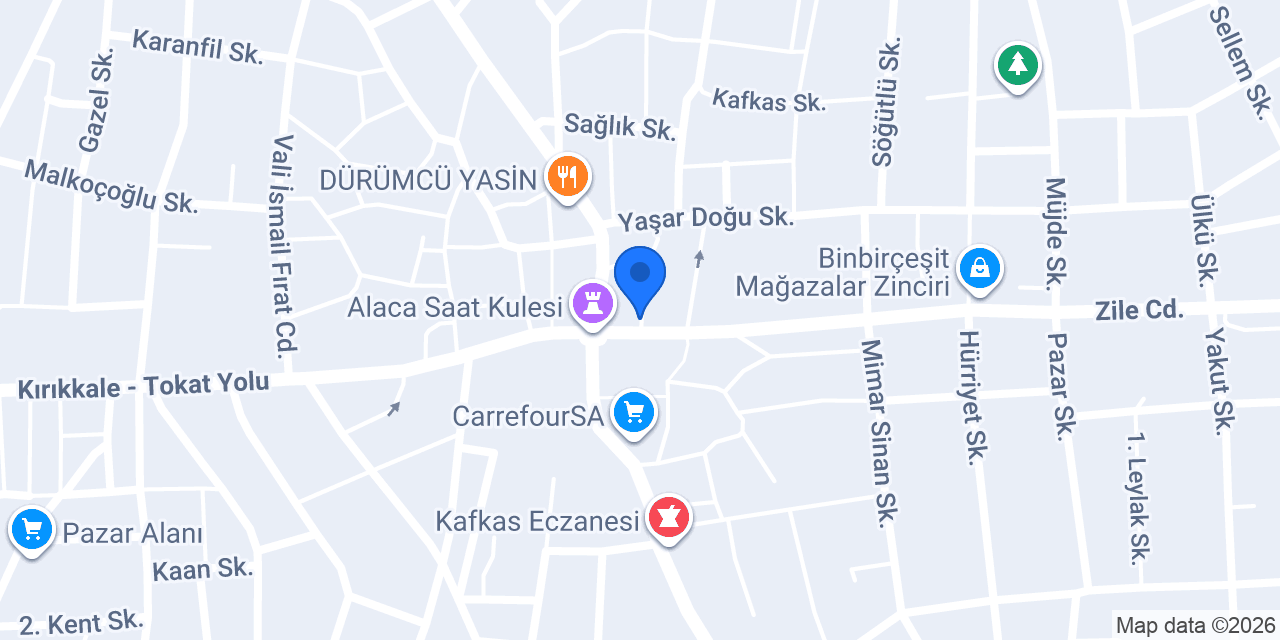 Yeşilbaş Ticaret Profilo konumu