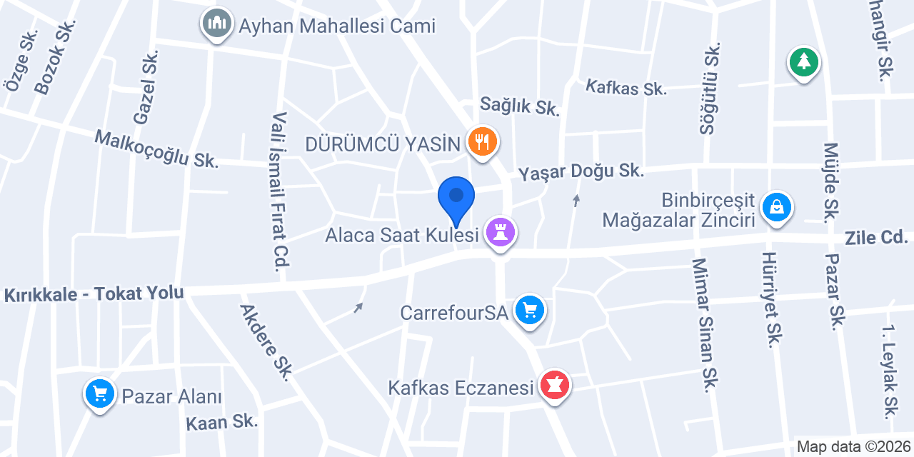 Nagizza lokanta cafe konumu