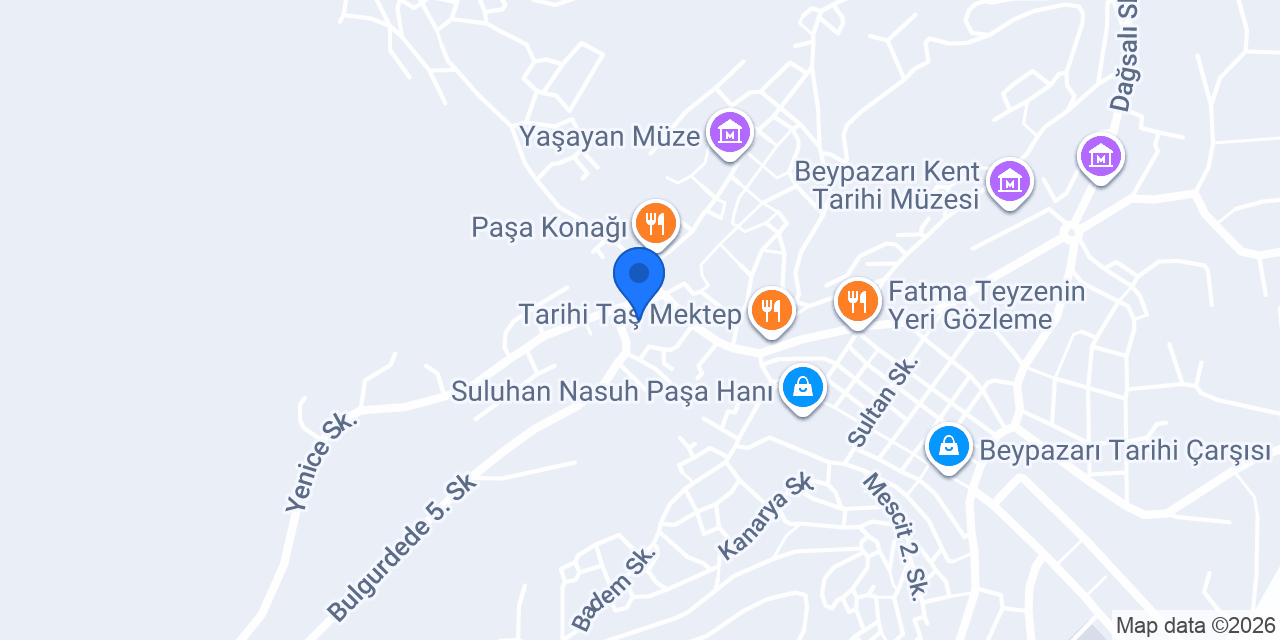 Mevaların Konağı konumu