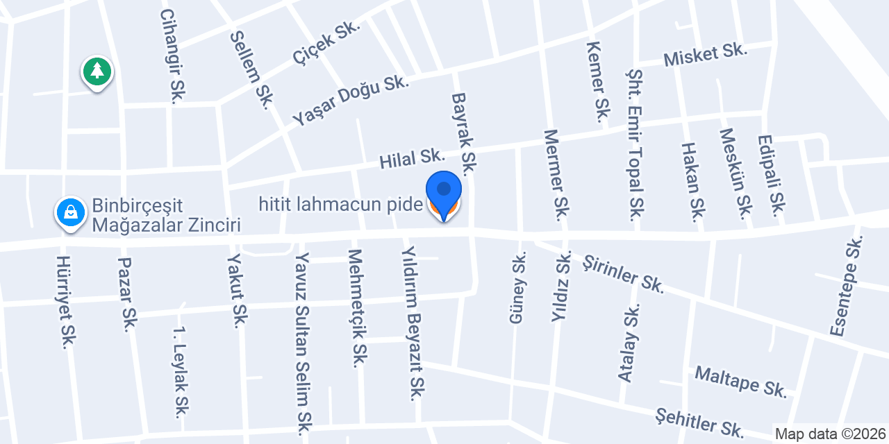 hitit lahmacun pide konumu