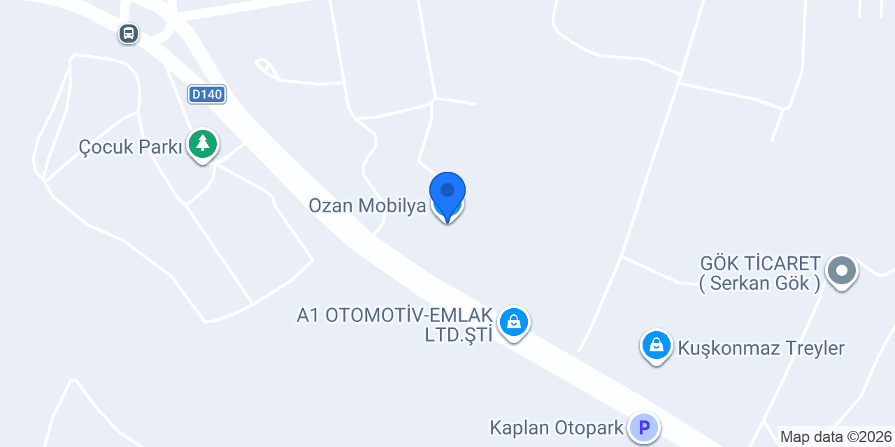 Ozan Mobilya konumu