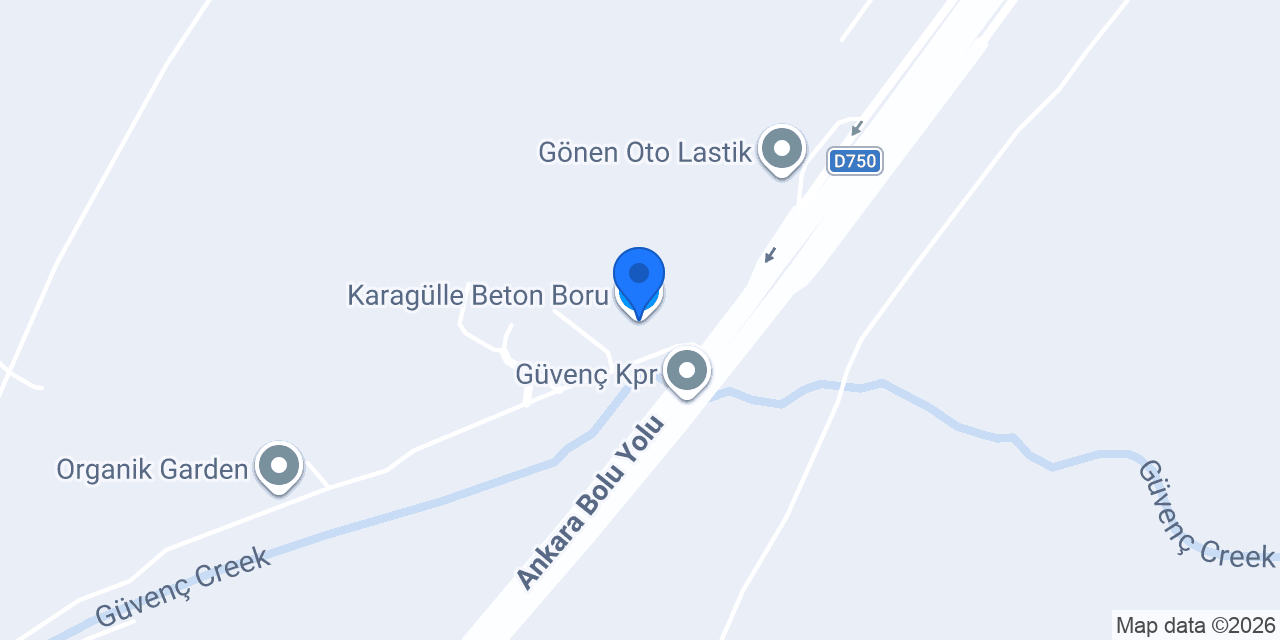 Karagülle Beton Boru konumu