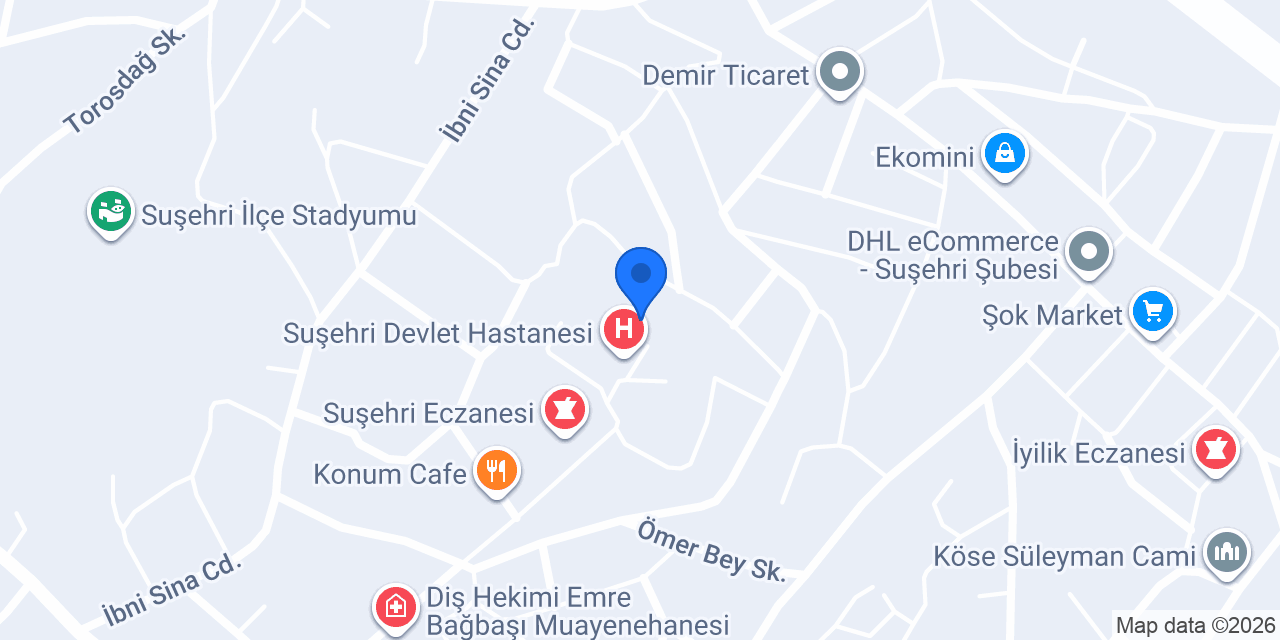 SUŞEHRİ EREN TAKSİ MİNİK konumu