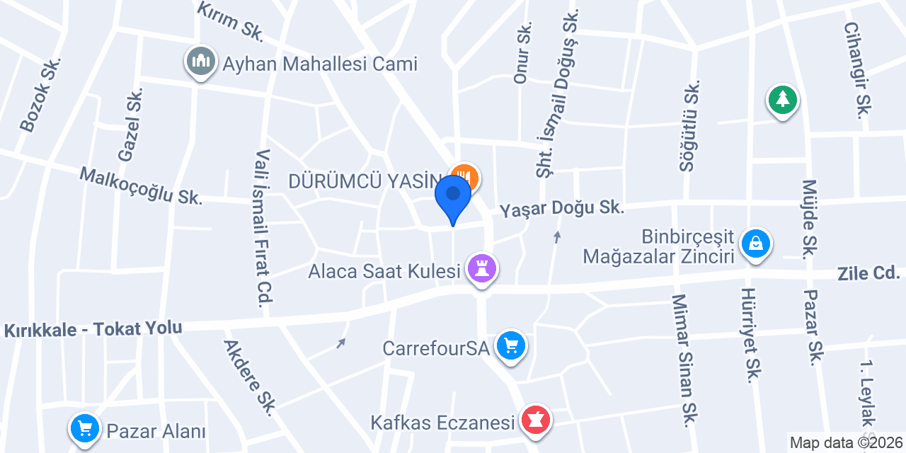 Has Köfteci konumu