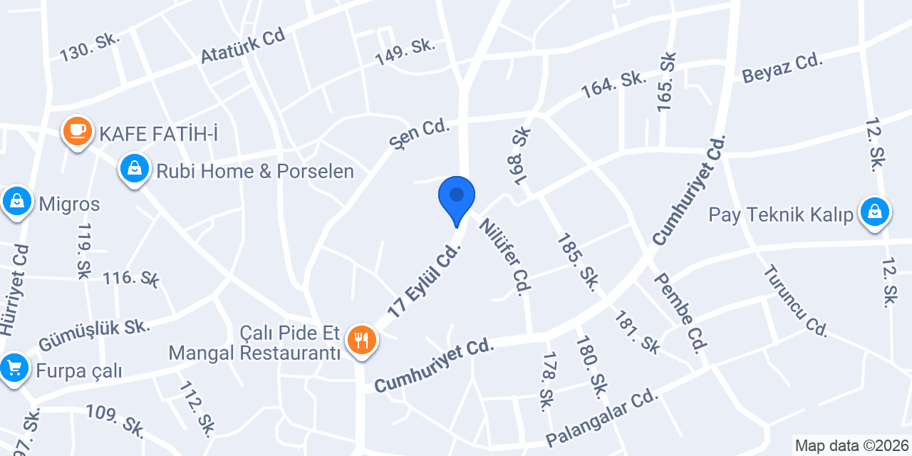 AdemErkek Kuaförü konumu