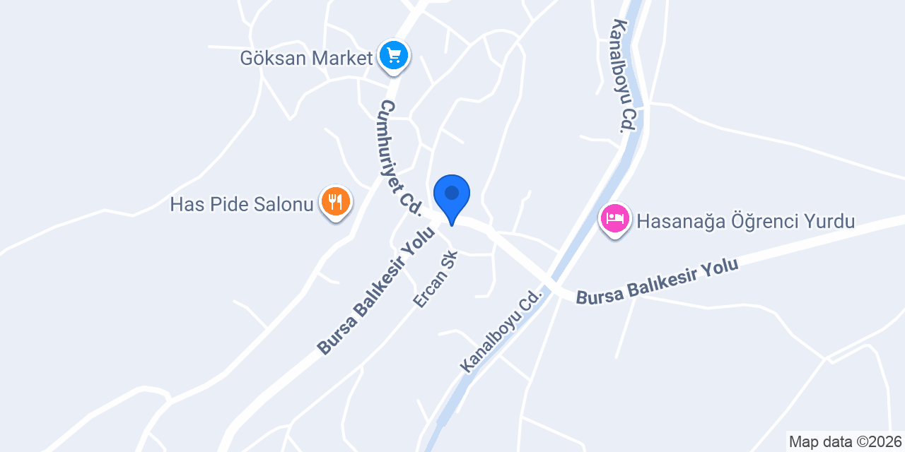 Hasanağa Mahallesi Muhtarlığı konumu