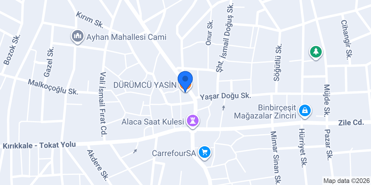 DÜRÜMCÜ YASİN konumu