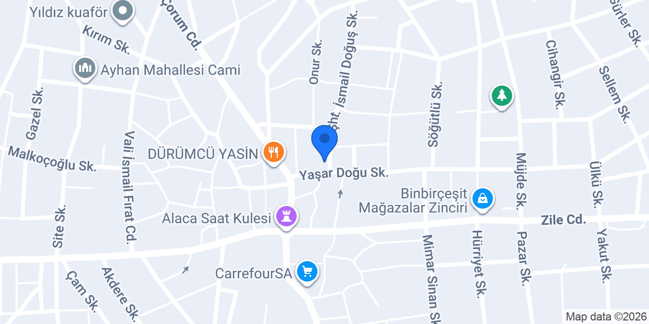 A Taksi Olgun konumu