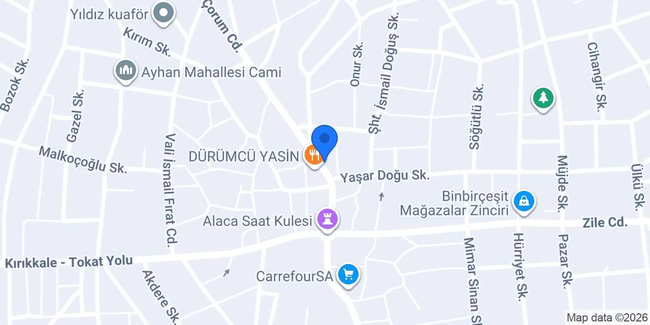 Gülce Tavukçuluk konumu