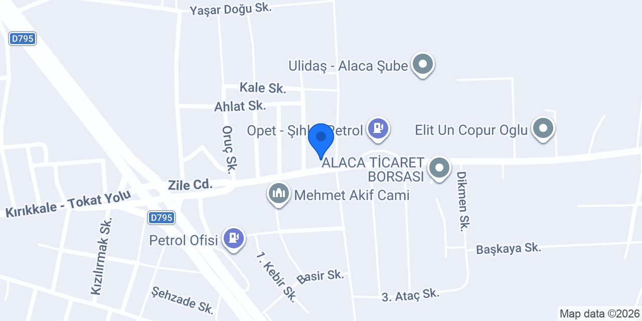 Altat Tarım konumu