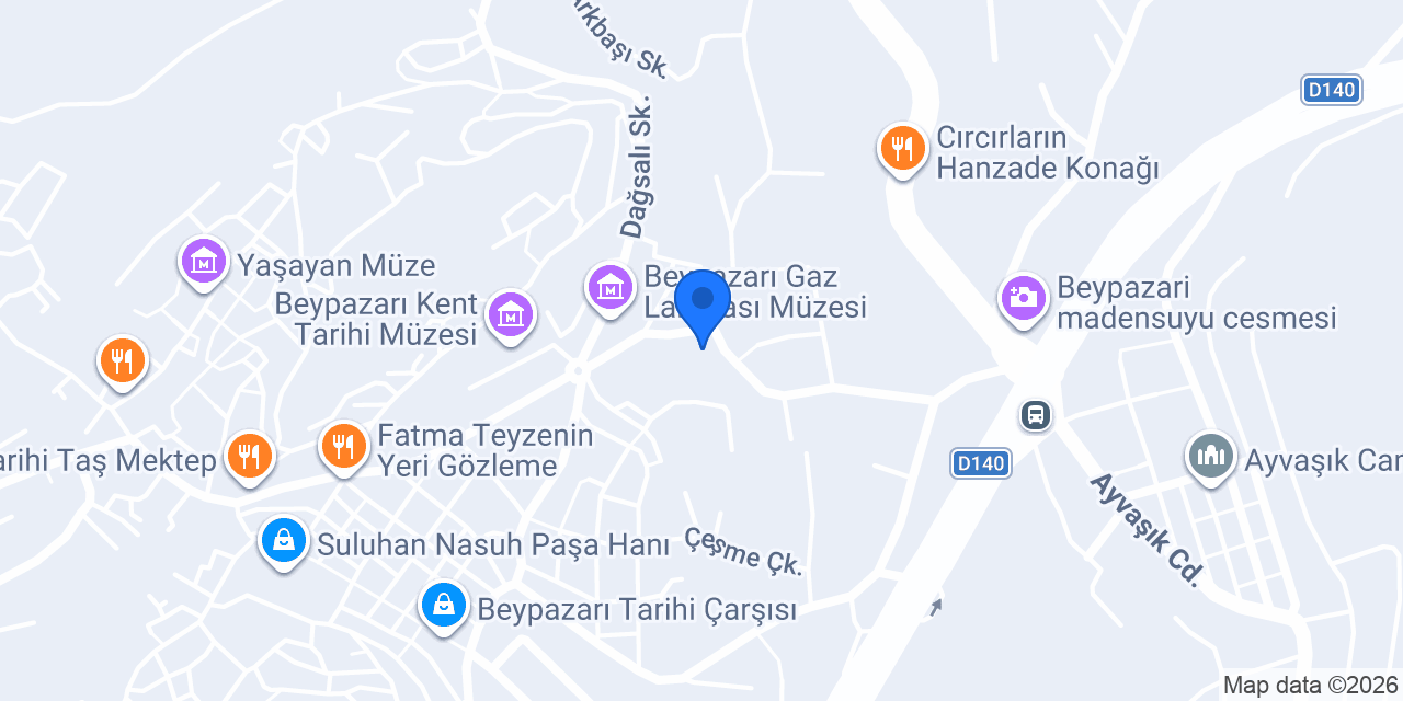 Beyzade Nuri Efendi Konağı Pansiyon konumu