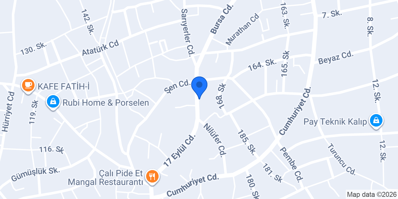 CRN DÖNER konumu