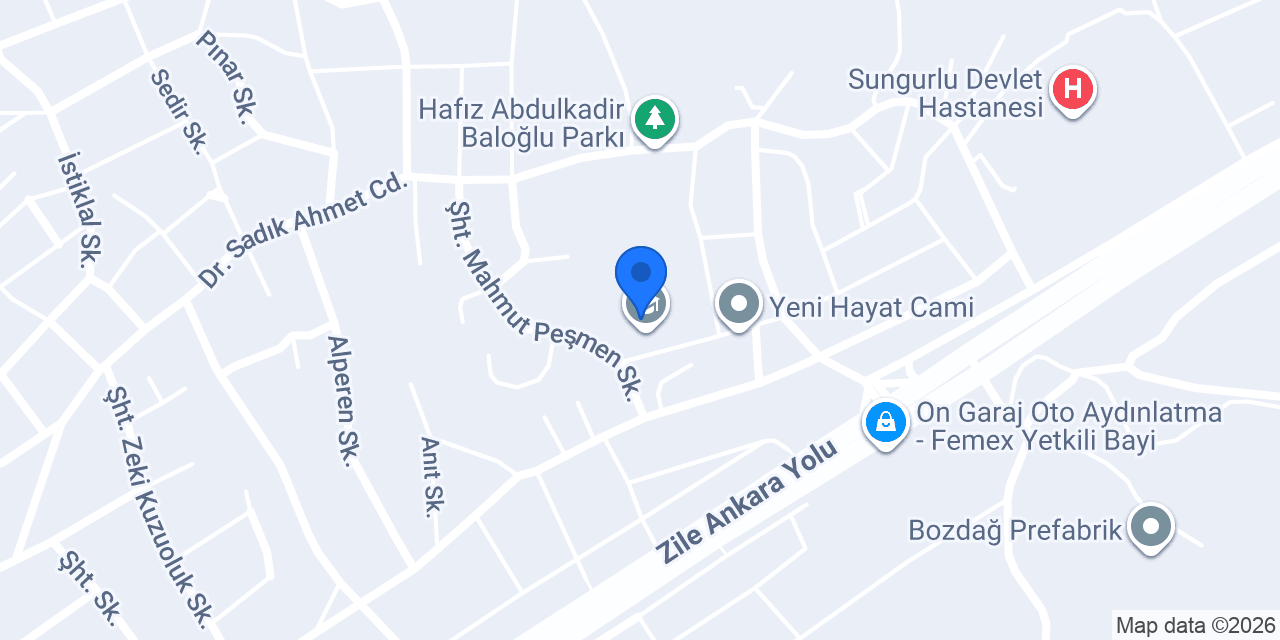 Şehit Mahmut Peşmen Ortaokulu konumu