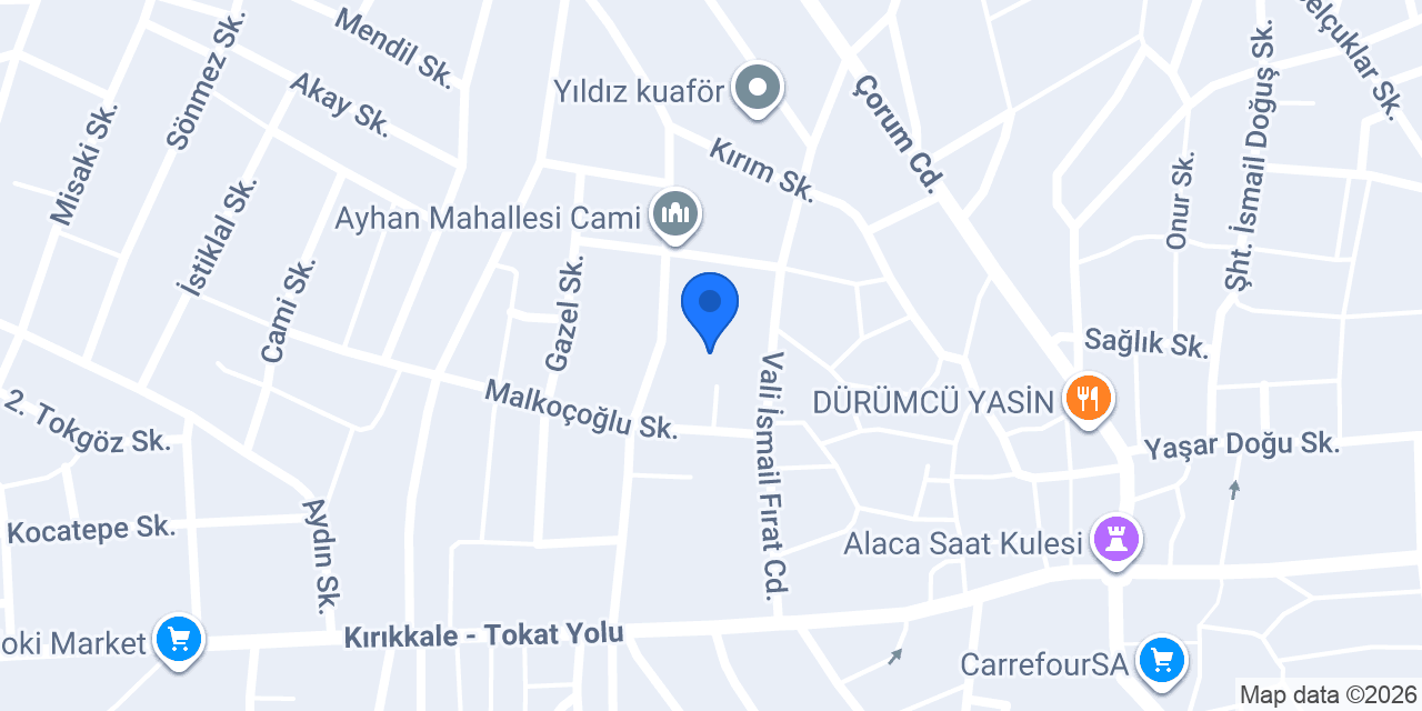 iskilip kapı konumu