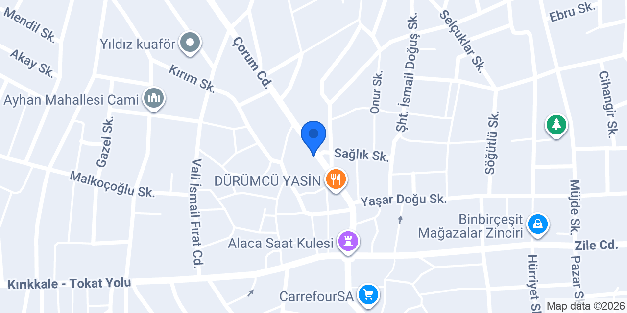 Karadeniz Ekmek Fırını konumu