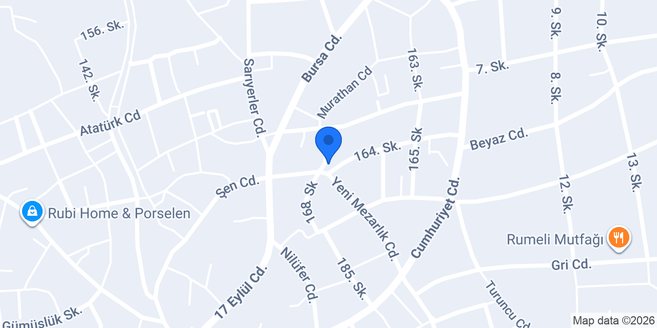 Evinon Emlak Konut konumu