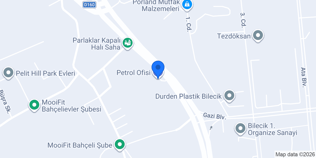 Petrol Ofisi konumu