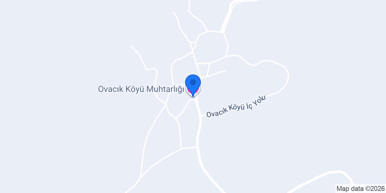 Ovacık Köyü Muhtarlığı konumu