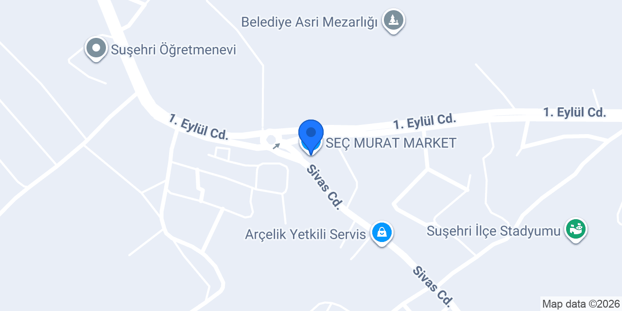 SEÇ MURAT MARKET konumu